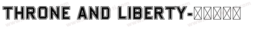Throne and Liberty字体转换